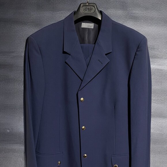 Afredo Fawzia Blue 3 pcs Suit - Picture 2 of 5